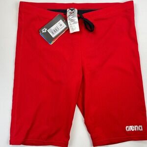 ARENA Men's Board F Jammer MaxLife NWT Size 38 Solid Red Competitive